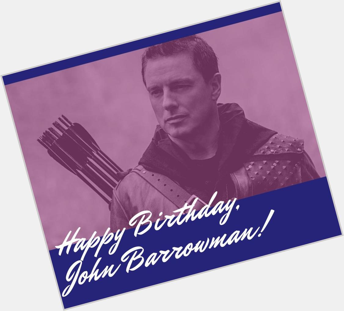  Happy birthday to Arrow and The Flash\s John Barrowman! Here\s to many more. 