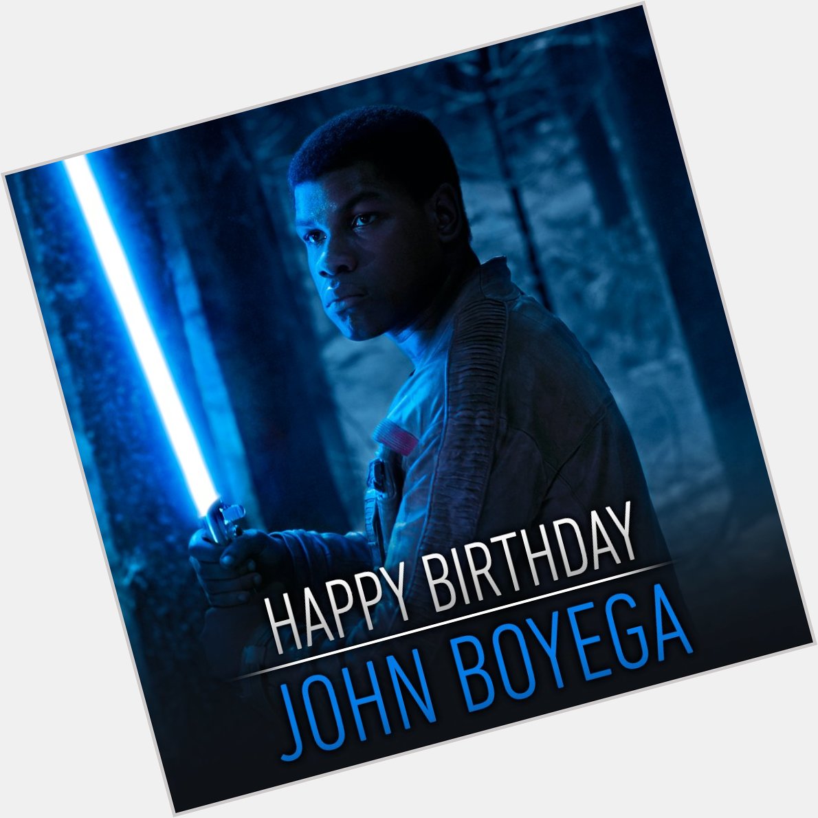 Happy Birthday an John Boyega aka Finn aka FN-2187 aka große Nummer aka Verräter! Wir wünschen alles Gute. 