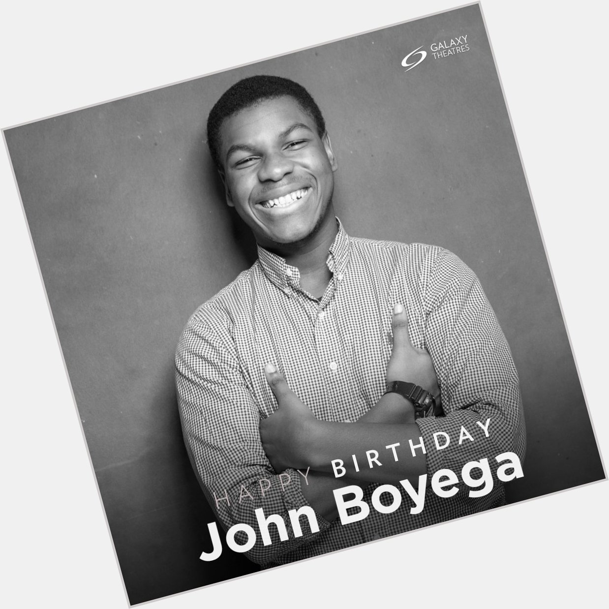 Happy birthday to our favorite rogue stormtrooper, John Boyega! 