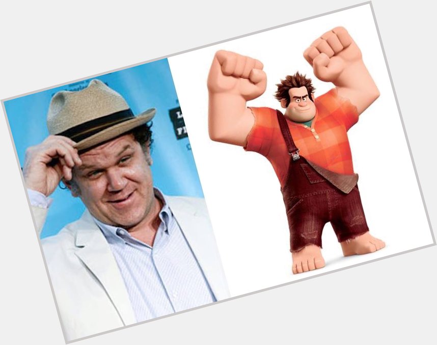 Happy 52nd Birthday to John C. Reilly! The voice of Wreck-It Ralph.   