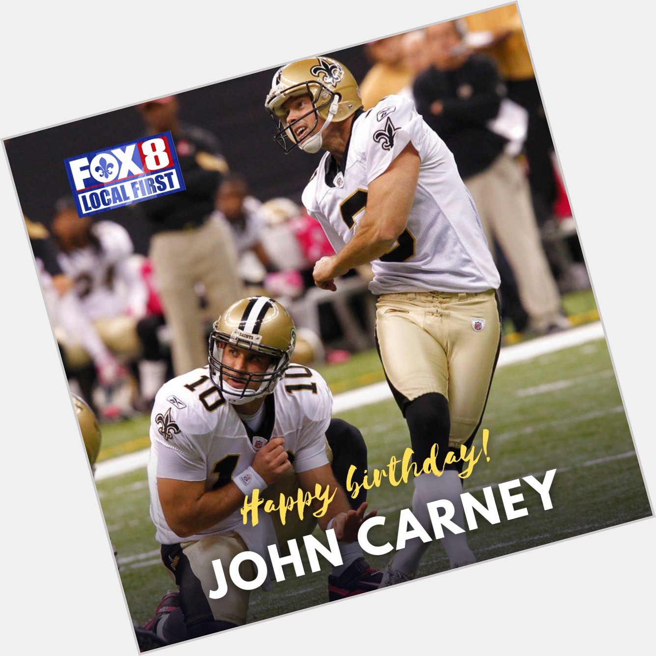Happy 59th birthday to former Saints kicker John Carney! 