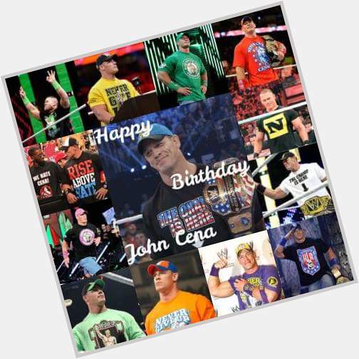 Happy birthday John Cena 