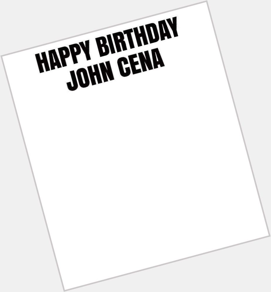We at the BCP want to wish John Cena a very Happy Birthday!! 