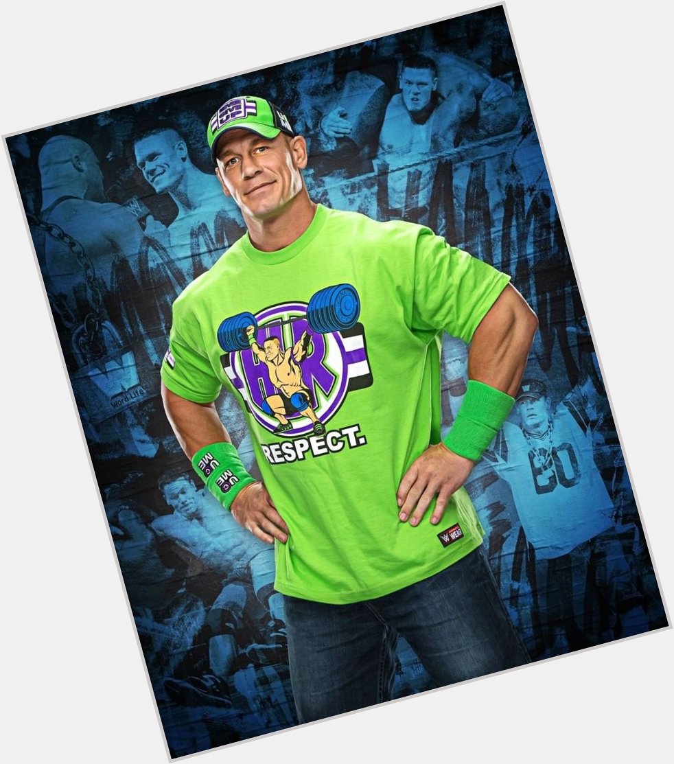 Happy Birthday To One of My Favorite Wrestlers Since I Started Watching WWE in 2007 John Cena! 