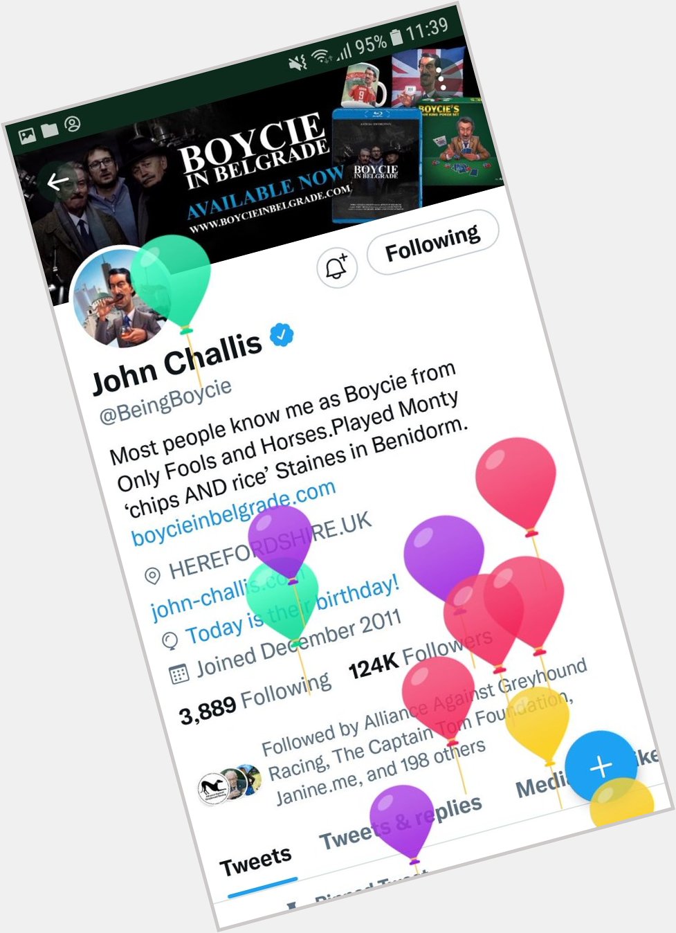  Happy Birthday John Challis!        