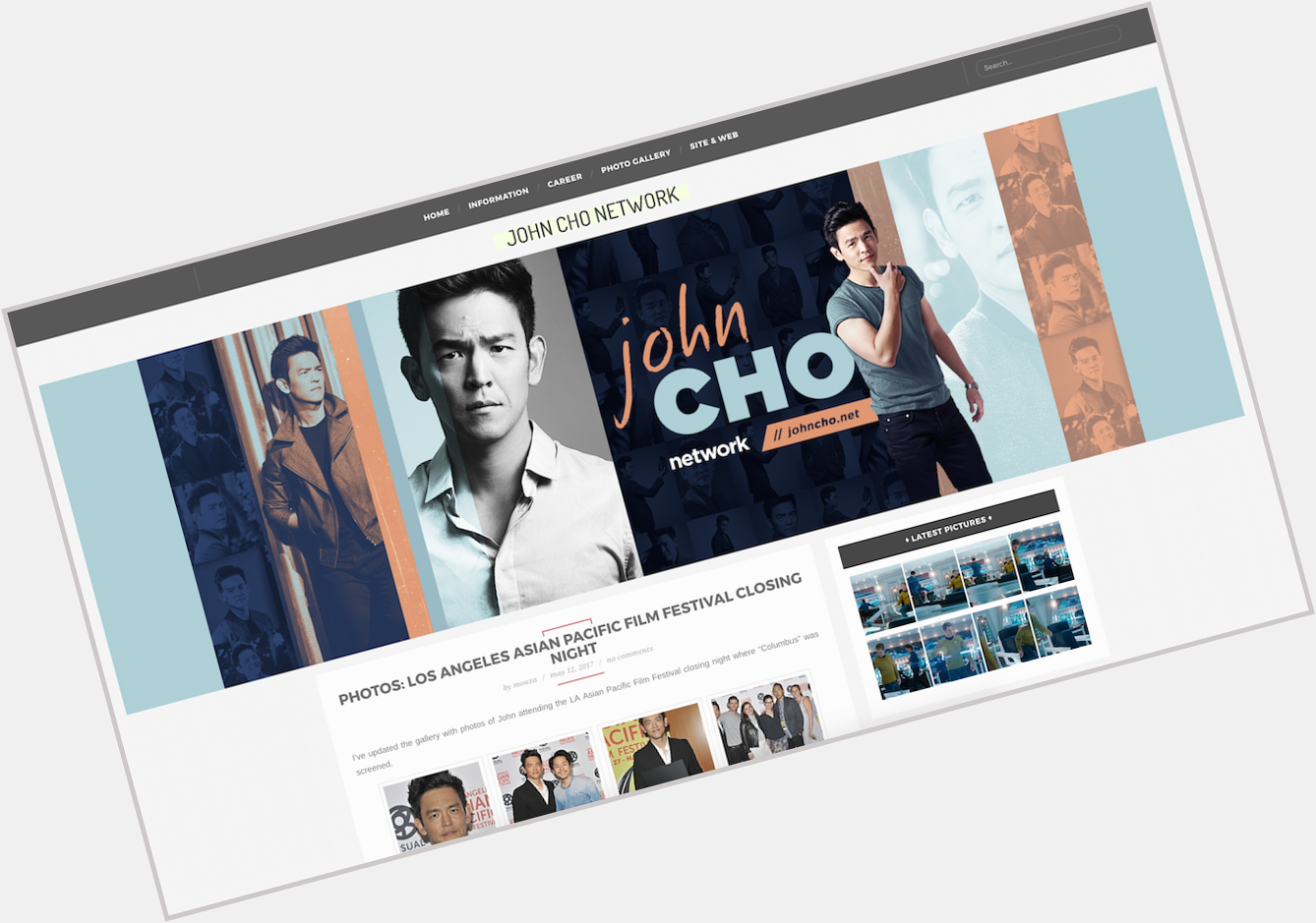 Site Update: Happy 45th Birthday John Cho + New Layout! 