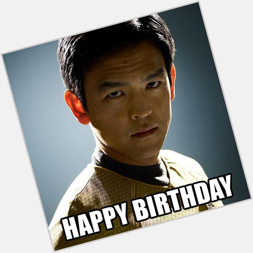 Happy Birthday to Star Trek actor John Cho.  
