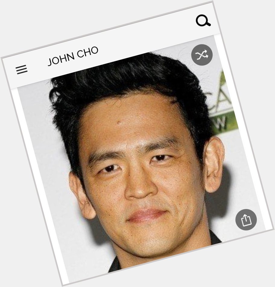 Happy birthday to this great actor.  Happy birthday to John Cho 