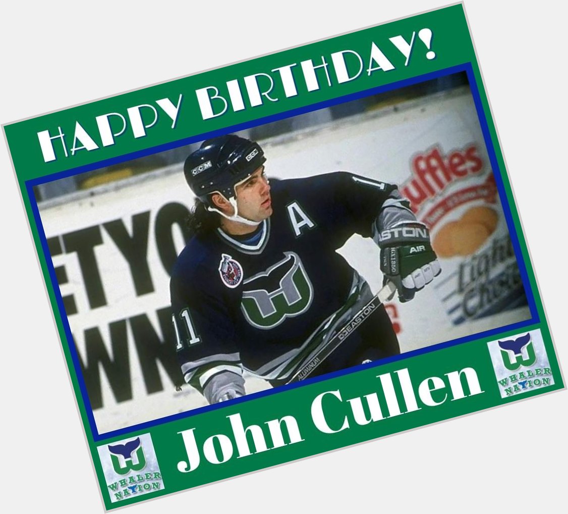 Happy Birthday John Cullen Born: August 2, 1964 in Puslinch, Ontario 