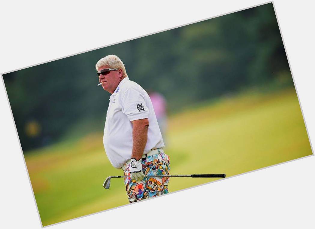\"I believe nicotine plus caffeine equals protein\"

Happy 54th Birthday to the one, the only, John Daly!     