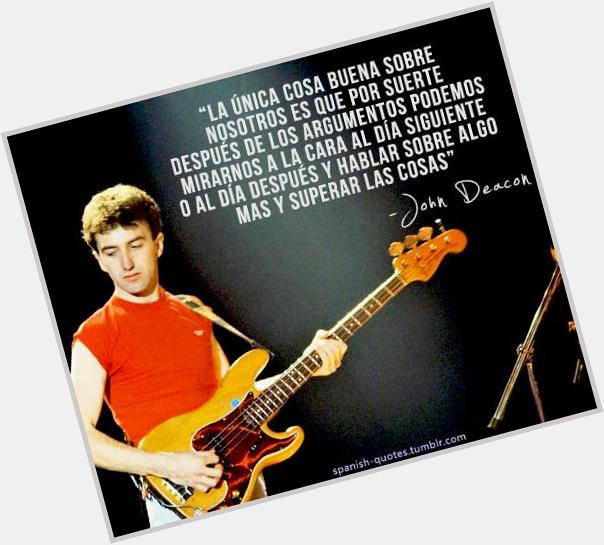 Happy Birthday <3 John Deacon 