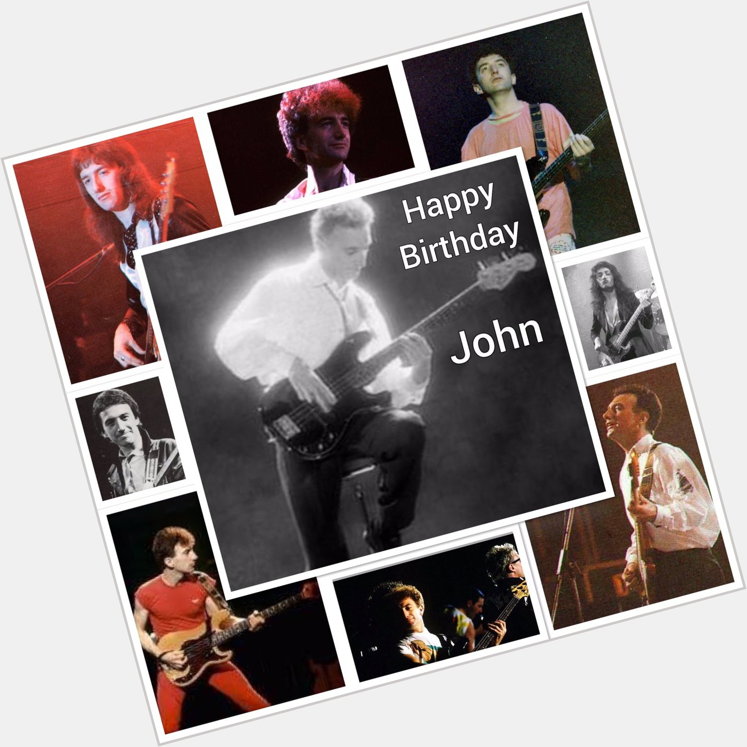 Happy Birthday to the brilliant John Deacon today 