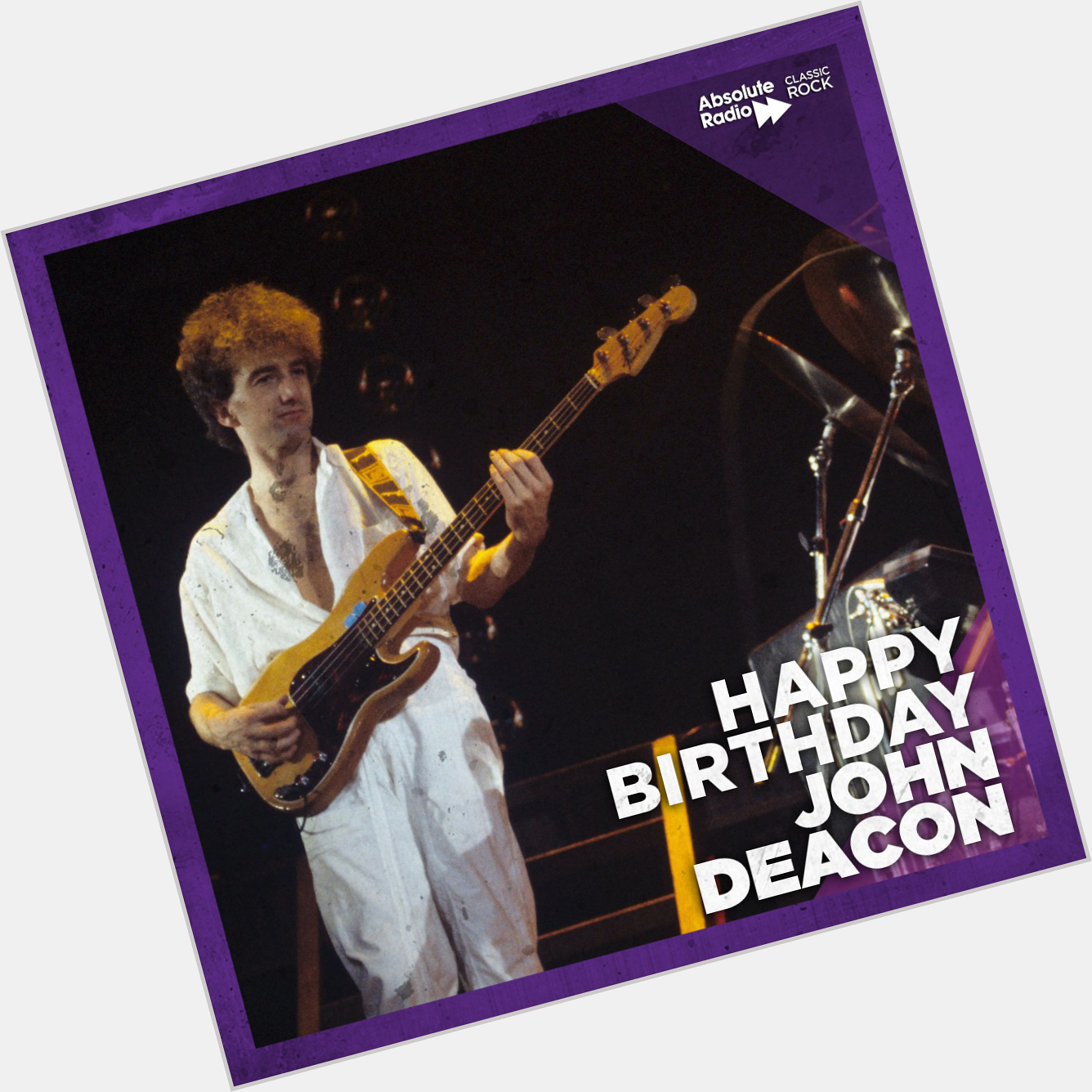 Wishing a happy birthday to bassist, John Deacon who turns 70 today! 