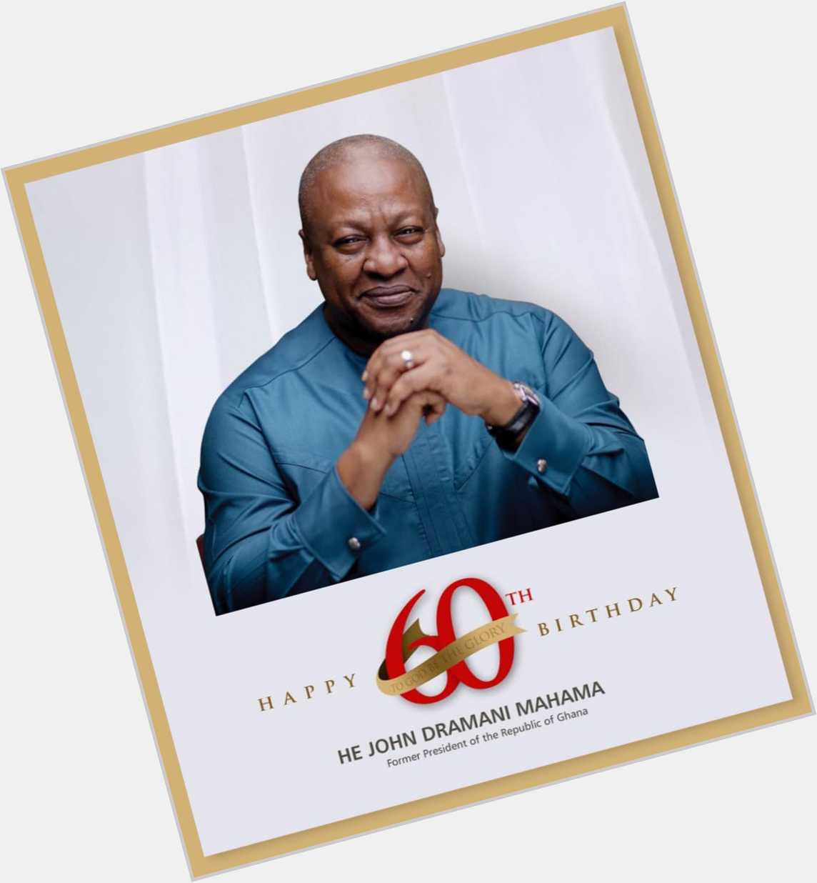 On this special day, we wish the former President, John Dramani Mahama a happy belated Happy birthday. 