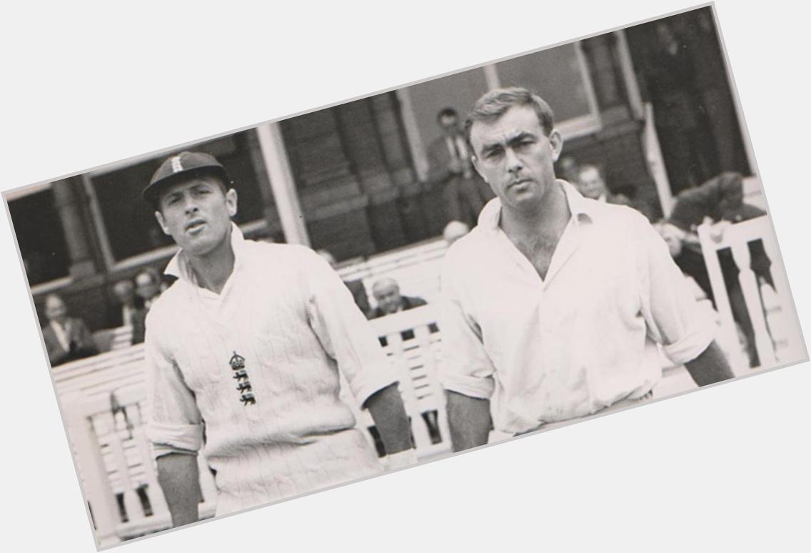 A very happy birthday to great John Edrich - strolling out to bat with at Lord\s: 