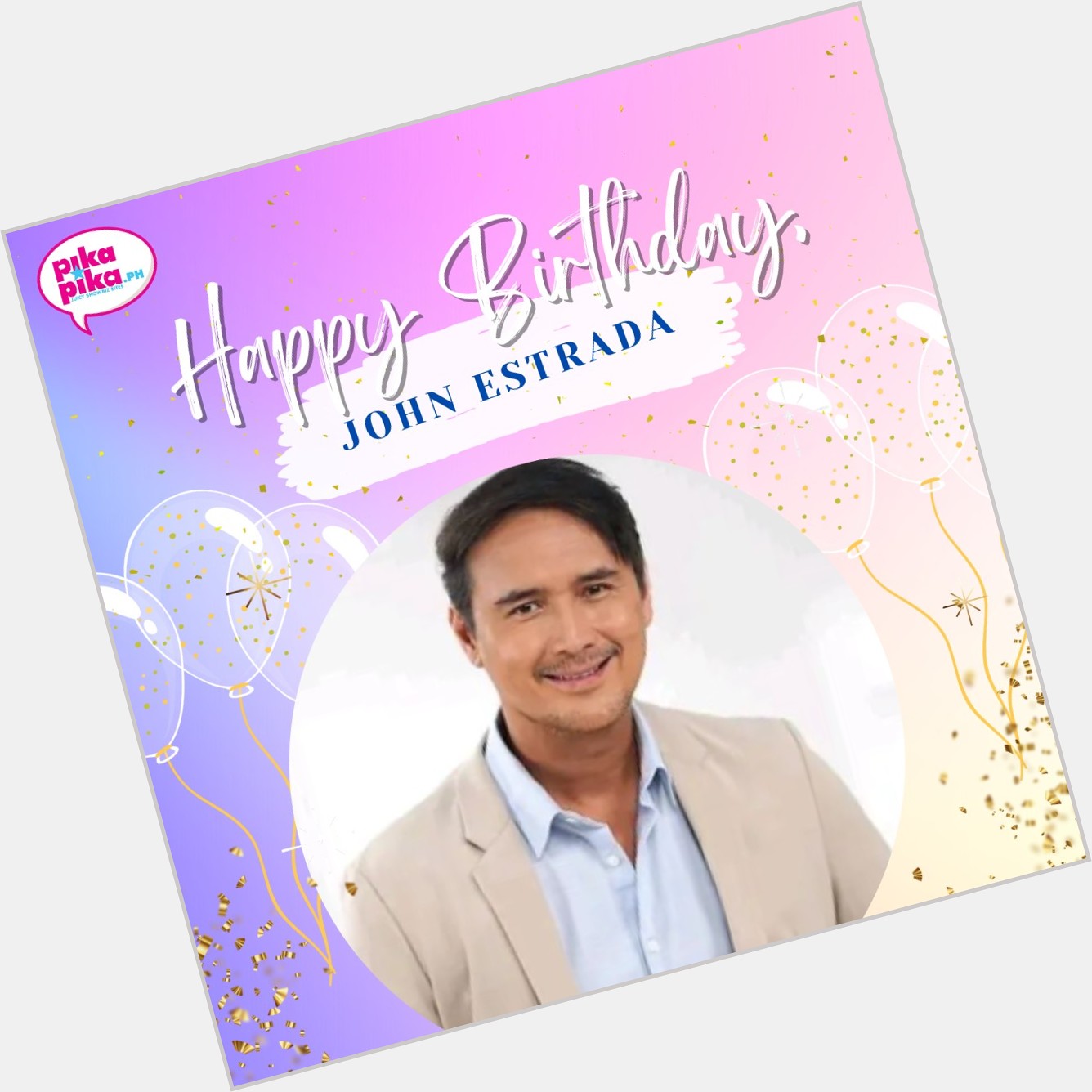 Happy birthday, John Estrada! May your special day be filled with love and cheers.    