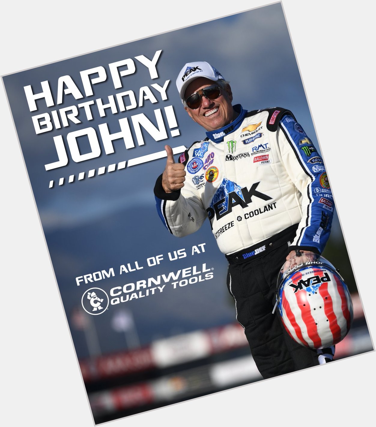 HAPPY BIRTHDAY to 16x Champ John Force! May the 4th be with you!   