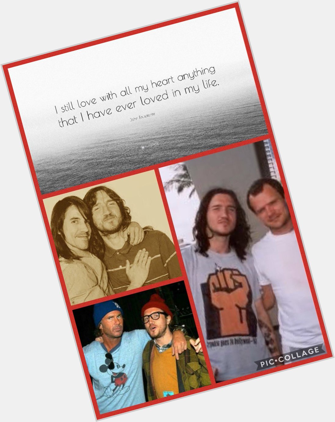 Happy Birthday John Frusciante you just do you your band of brothers will always love you  
