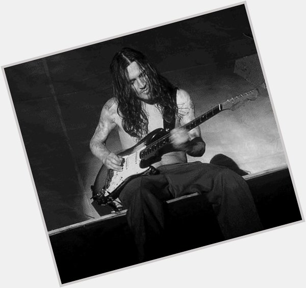 Happy birthday john frusciante. still my favorite guitar player of all time 