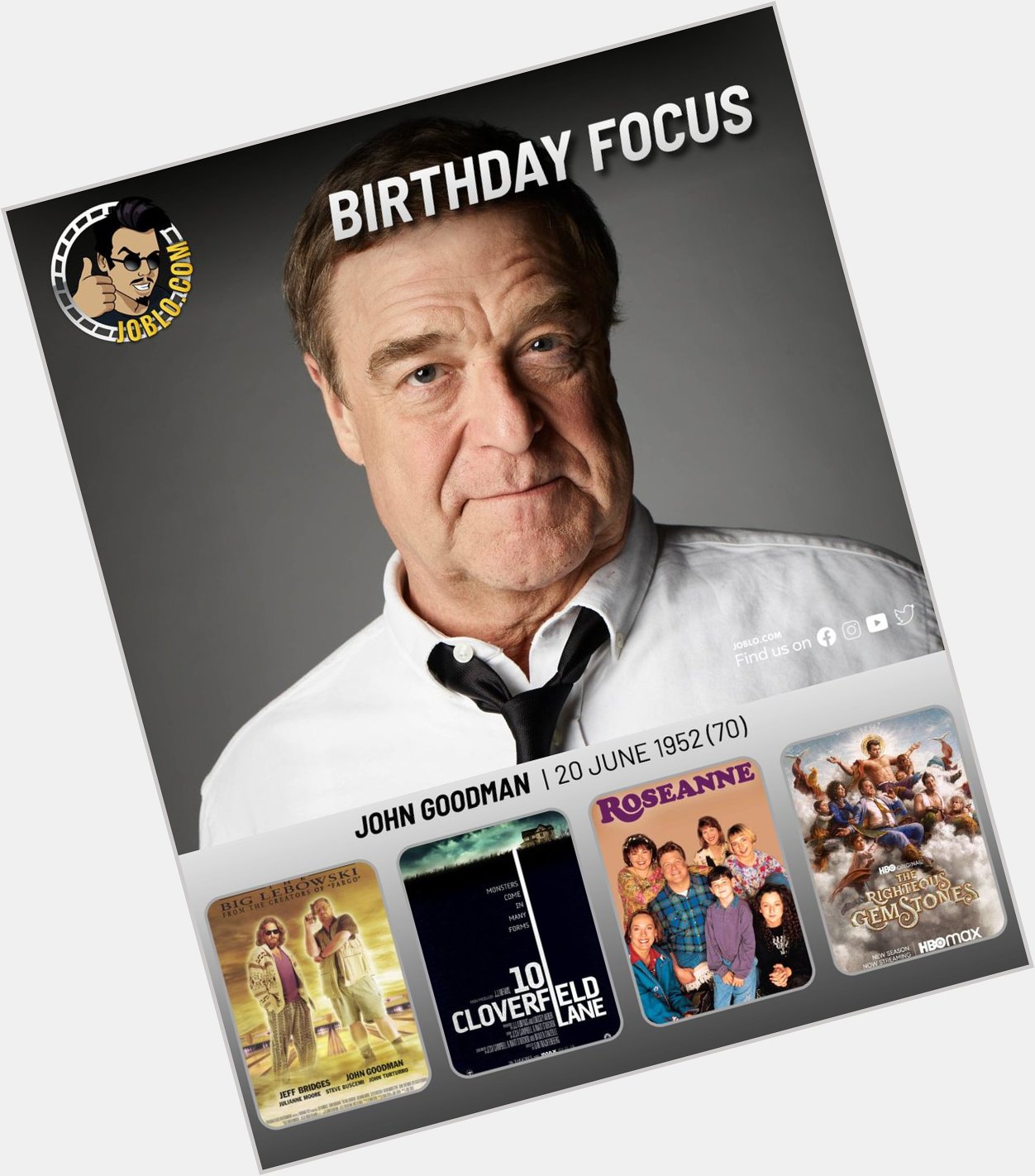 Wishing a very happy birthday to John Goodman!     