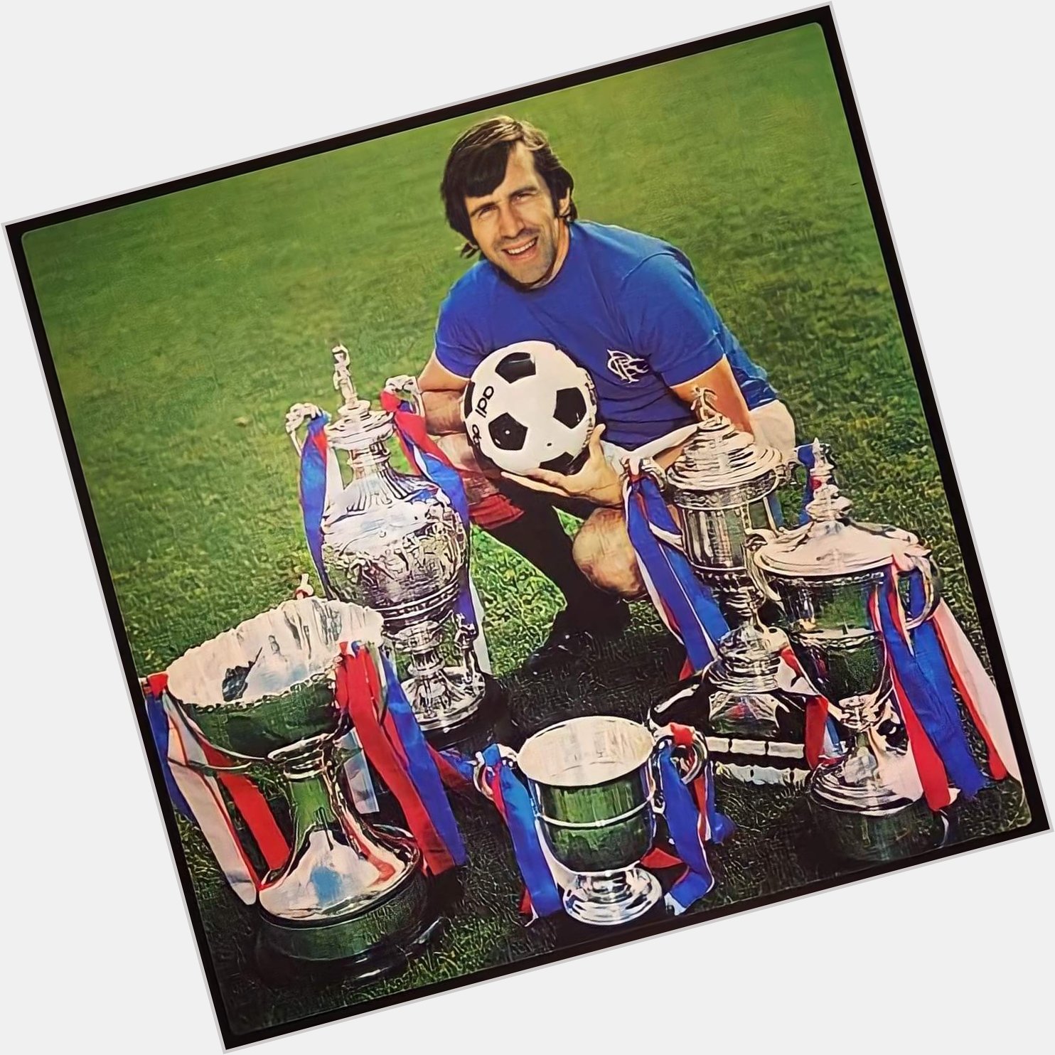 The greatest Ranger. Happy birthday John Greig.   