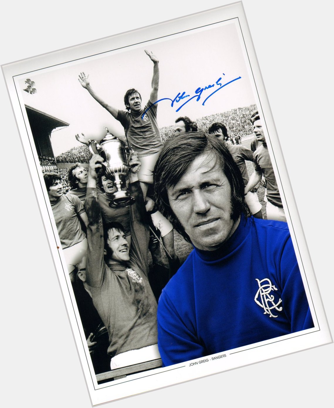 Happy 80 th  birthday to thee Greatest Ranger of them All John Greig MBE  