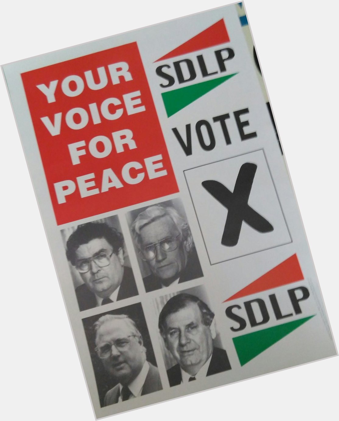 Happy 81st Birthday to John Hume ...poster from 1997. 