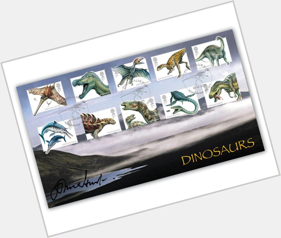 Happy 77th Birthday to John Hurt! He signed our fantastic Dinosaurs cover in 2013  