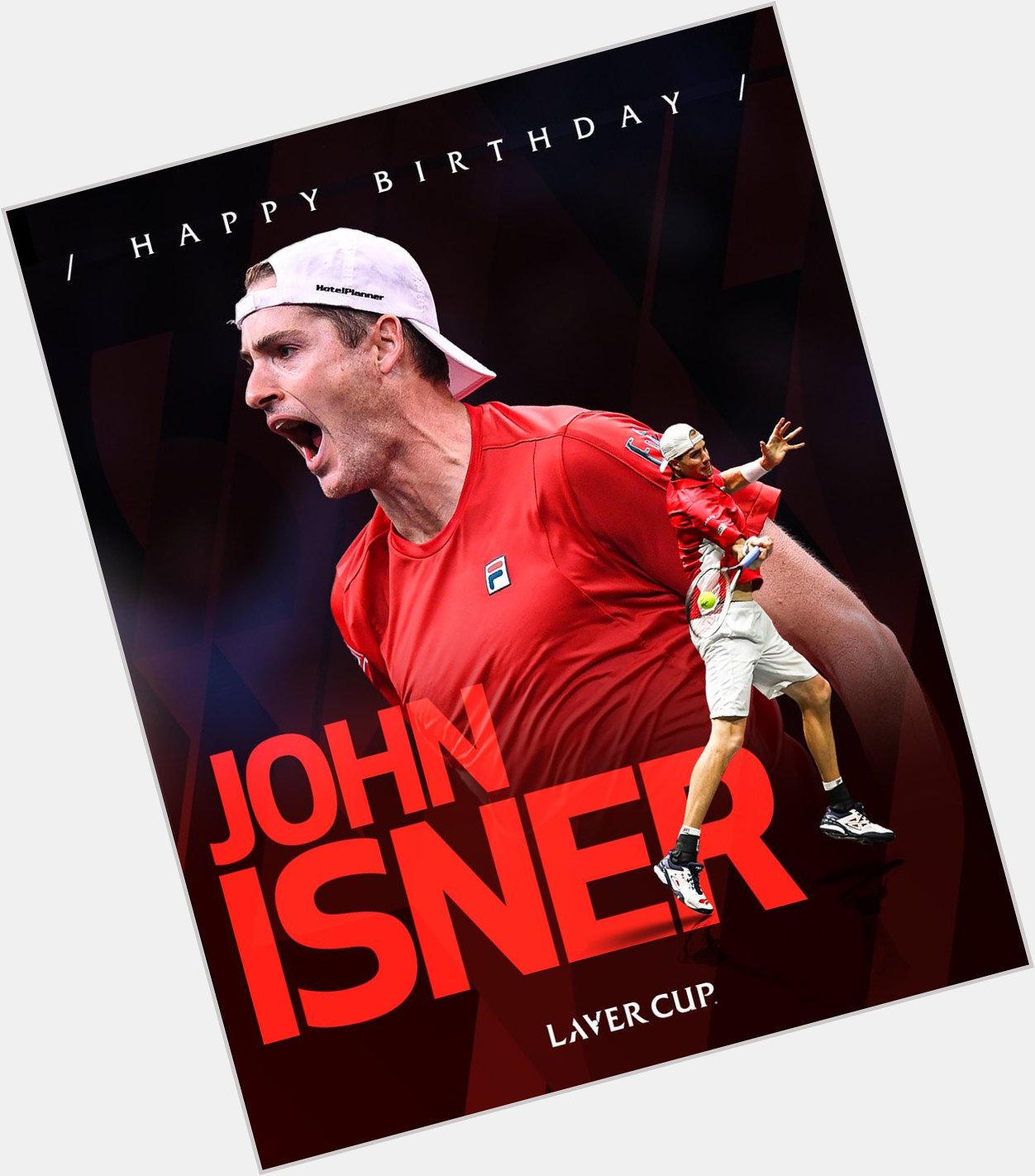 Happy birthday, John Isner. 