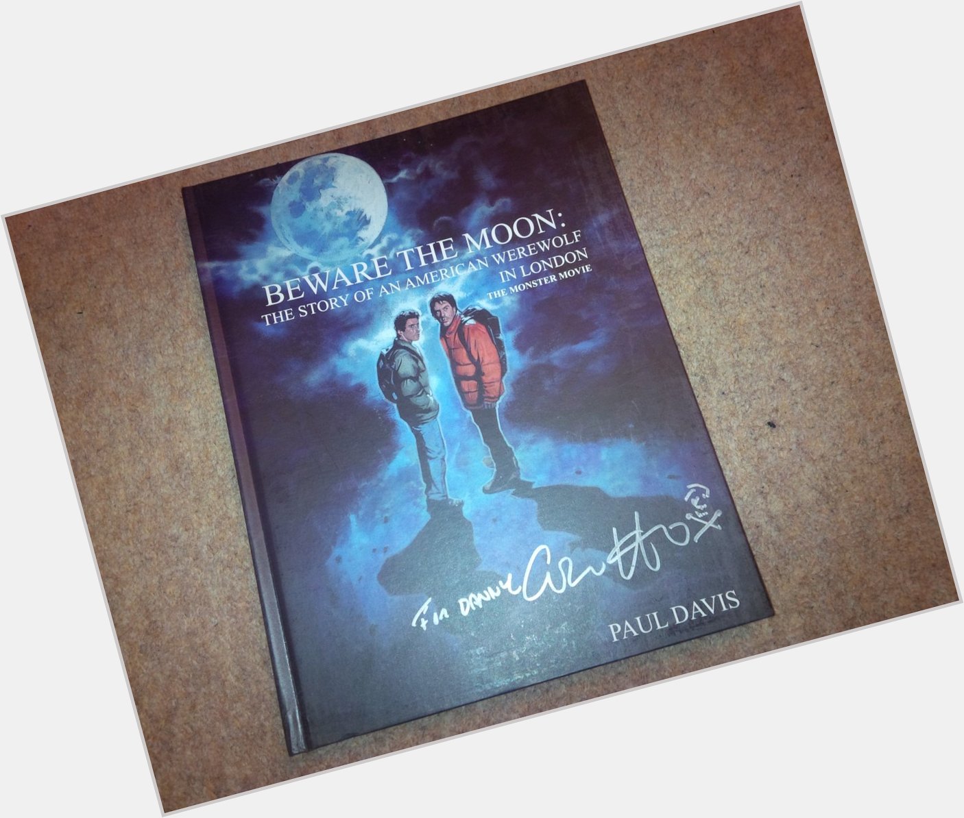 Happy birthday John Landis! Here\s my beautiful book by signed by him & Graham Humphreys 