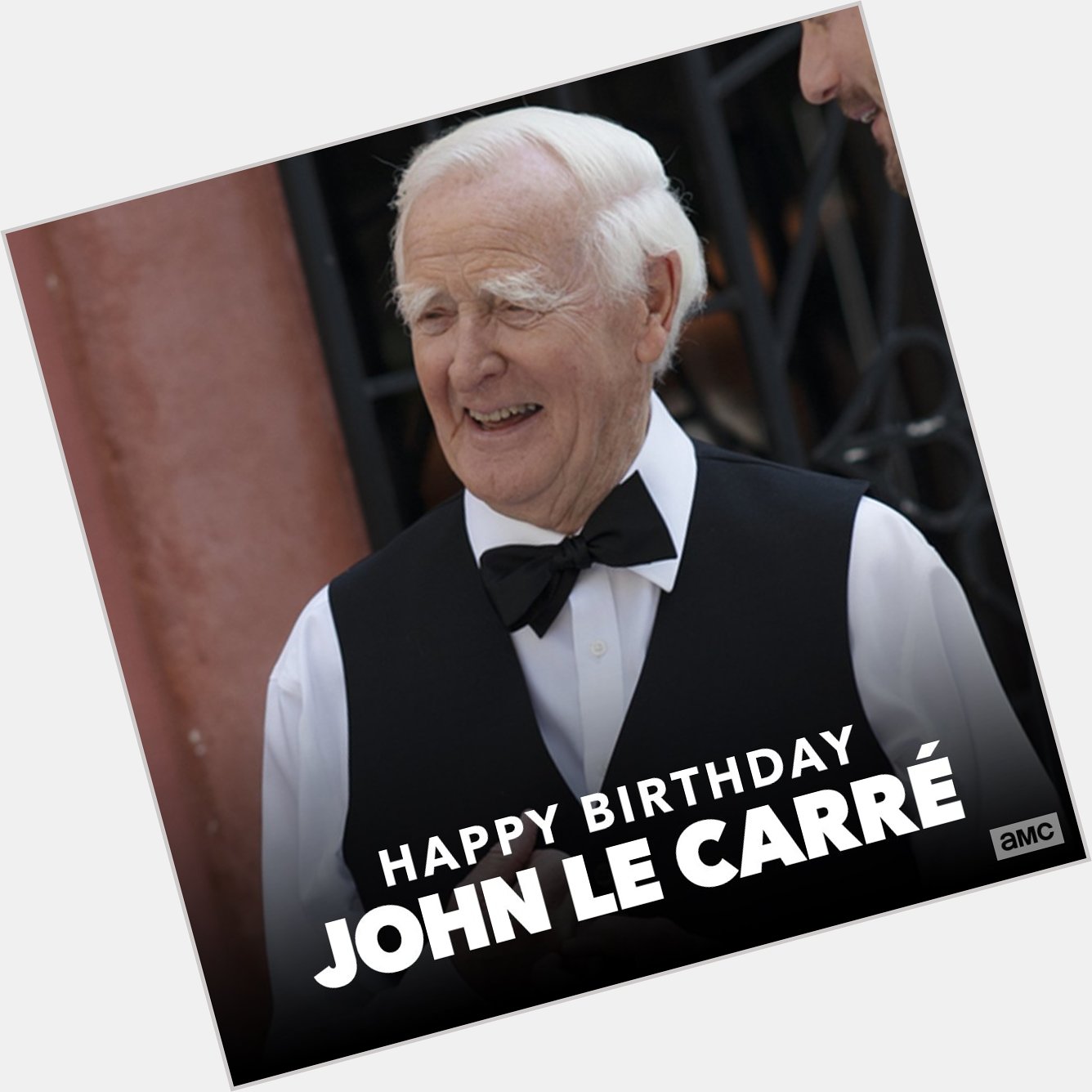 We\d like to furtively wish John le Carré a happy birthday! 