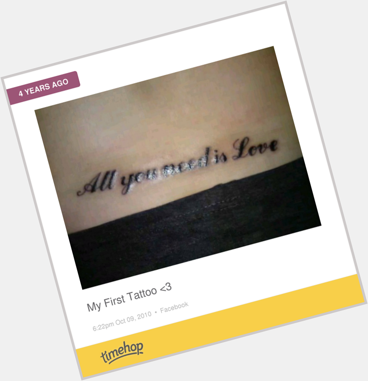 4 years ago today since I had my tattoo, happy 74th birthday to my idol John Lennon! 