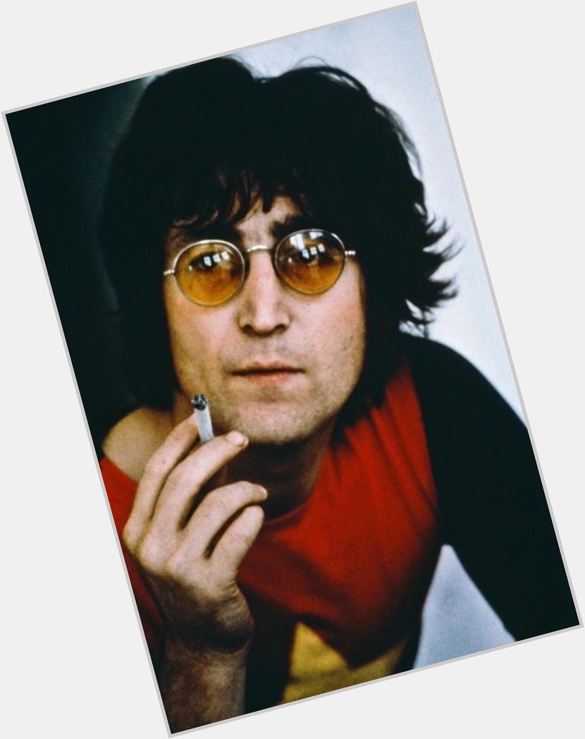 Happy birthday John Lennon   you were the man of peace. miss you 
