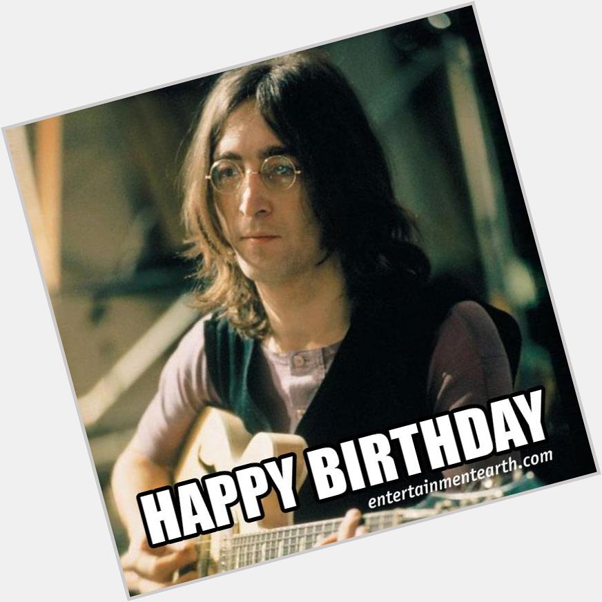 Happy Birthday to John Lennon of The He would have been 75 today. 