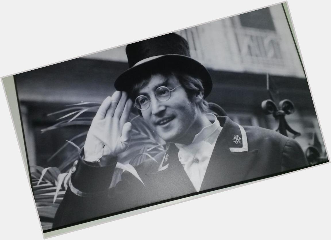 Happy Birthday John Lennon we salute you too  &    