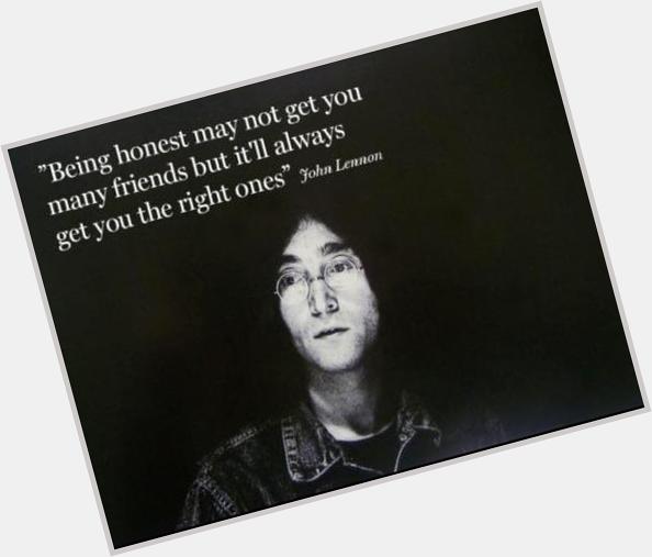 John Lennon would have been 75 today. Happy birthday! 
