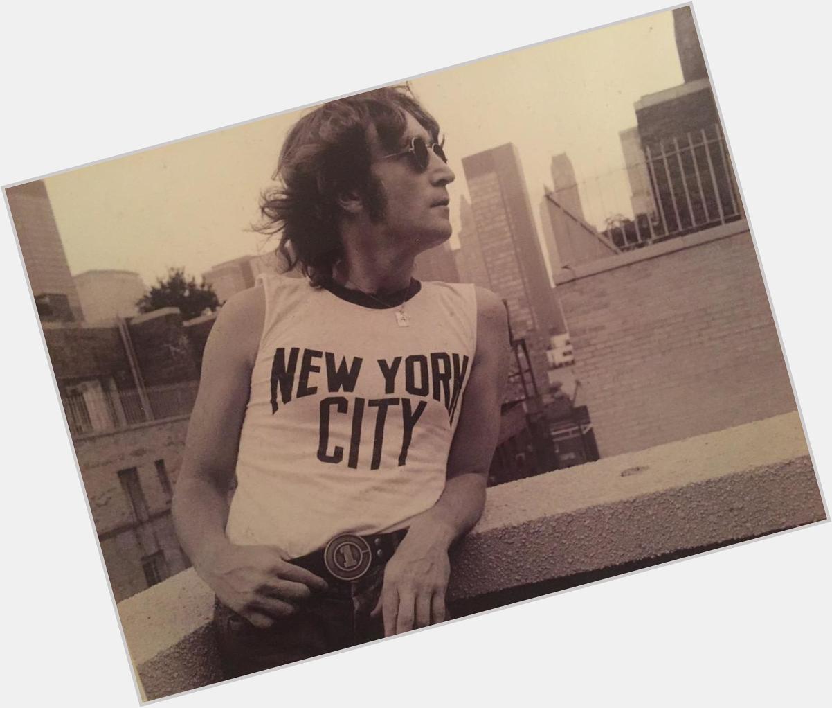 Happy 75th birthday to John Lennon. The reason I moved to New York in 1996. 