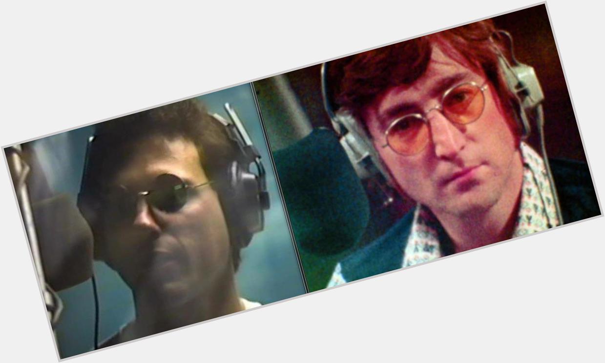 Happy birthday John Lennon! The big 75!
Now you can see why I use this picture of me in studio so much! 