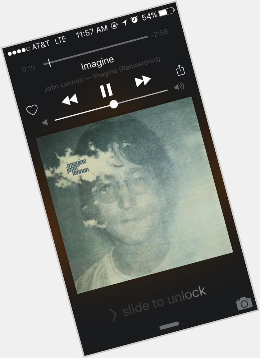 Happy 75th birthday to John Lennon 