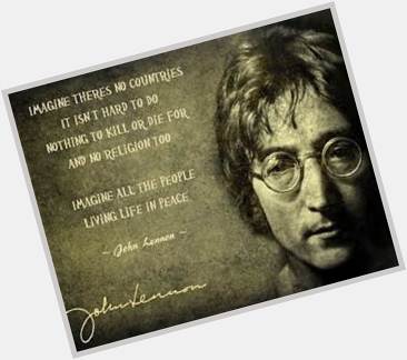 Happy Birthday ,John Lennon..You would have been 75 ,miss you.. 