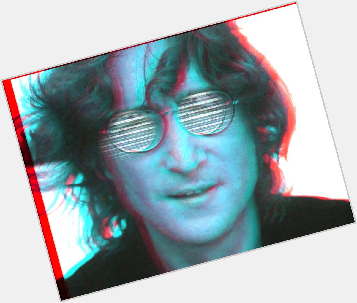 Happy Birthday John Lennon [Textedit + Photoshop]: 
