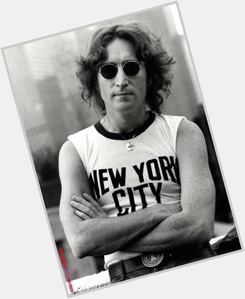 Happy 75th Birthday John Lennon! Thank you for giving the world your message of peace.   