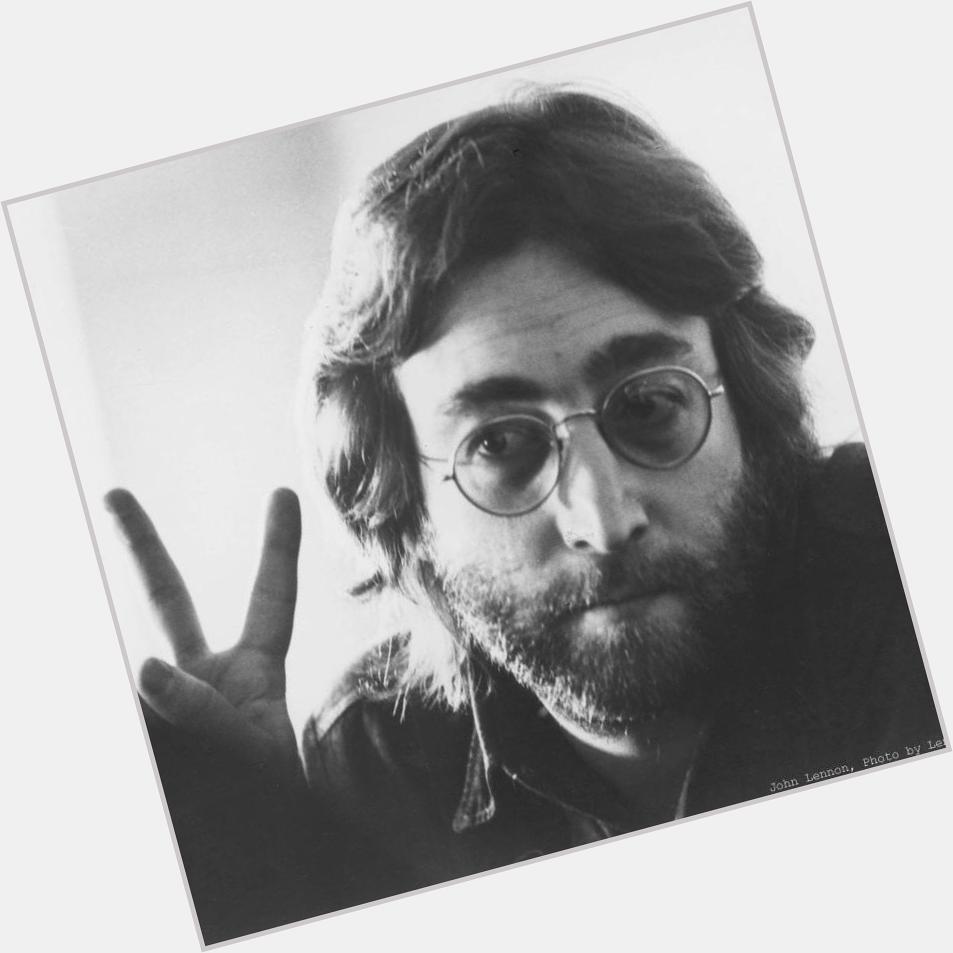 Happy birthday John Lennon     