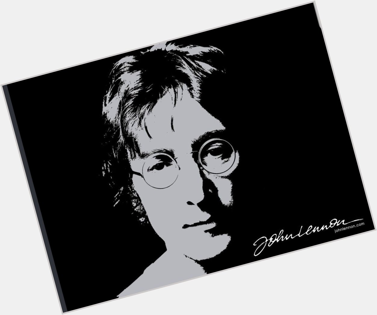 Gone but the music lives on. 

Happy Birthday John Lennon. 