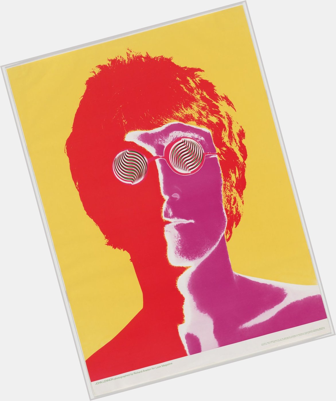 Happy birthday, John Lennon  Richard Avedon, 1967 © 2020 Foundation 
