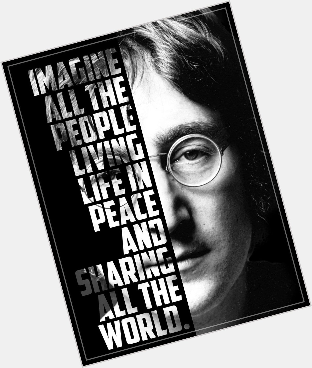 Happy Birthday John Lennon. Thank you for inspiring us to imagine peace.  