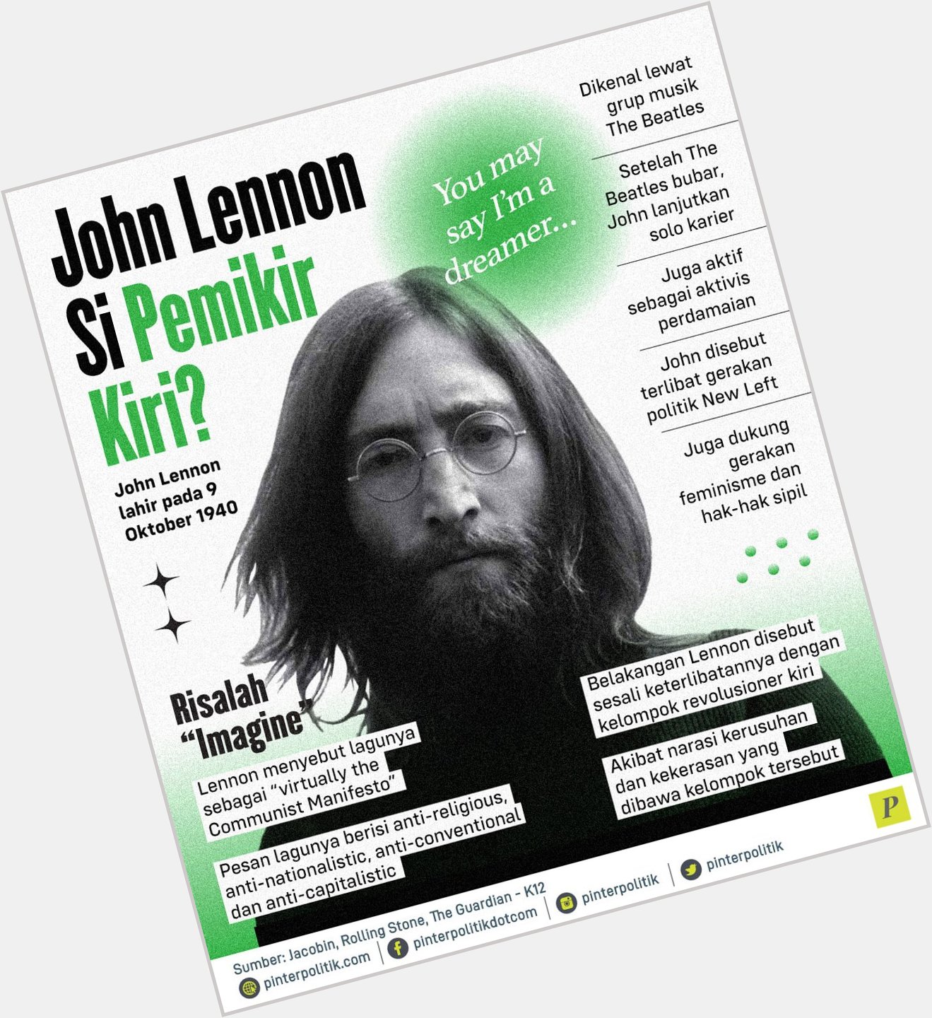 Happy birthday John Lennon.   