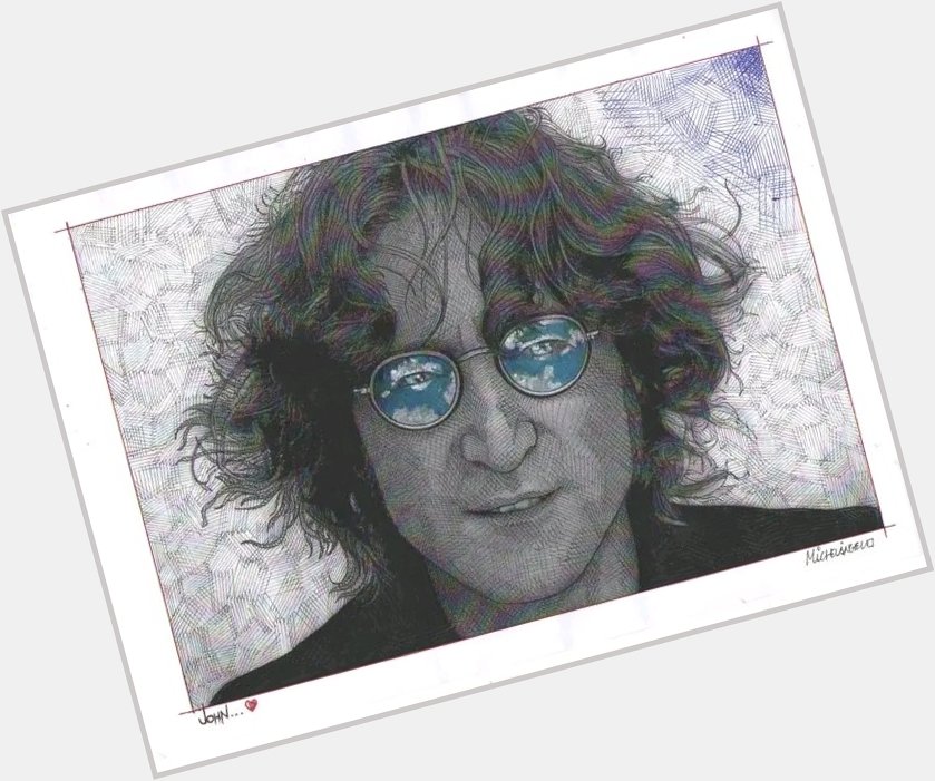 My art to John Lennon... happy birthday 