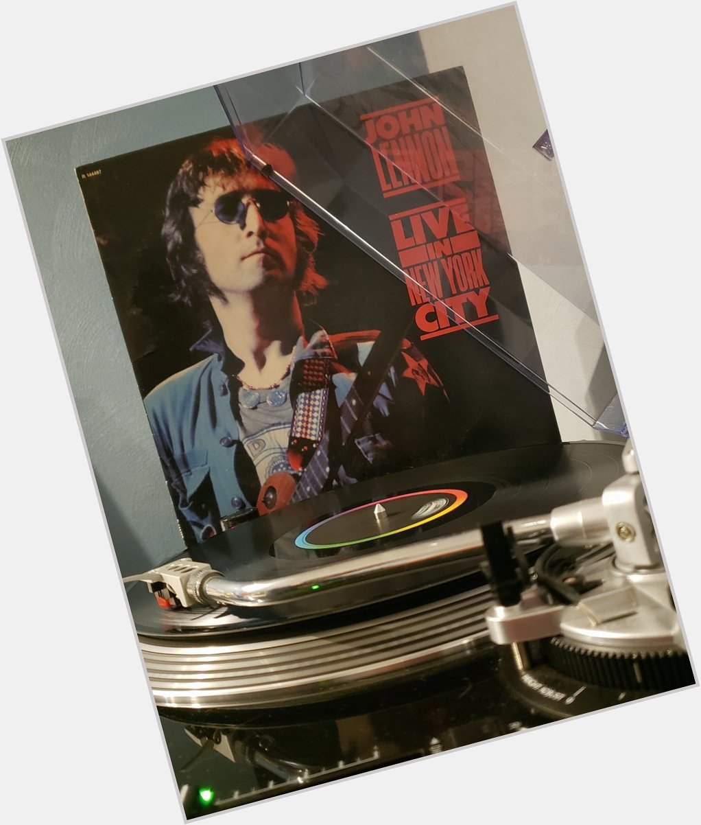 John Lennon - Live in New York City (1986).
Happy birthday, John.   