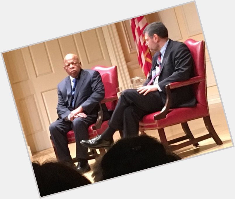 Happy Birthday, Representative John Lewis. It was an honor to share a stage with you last year. 